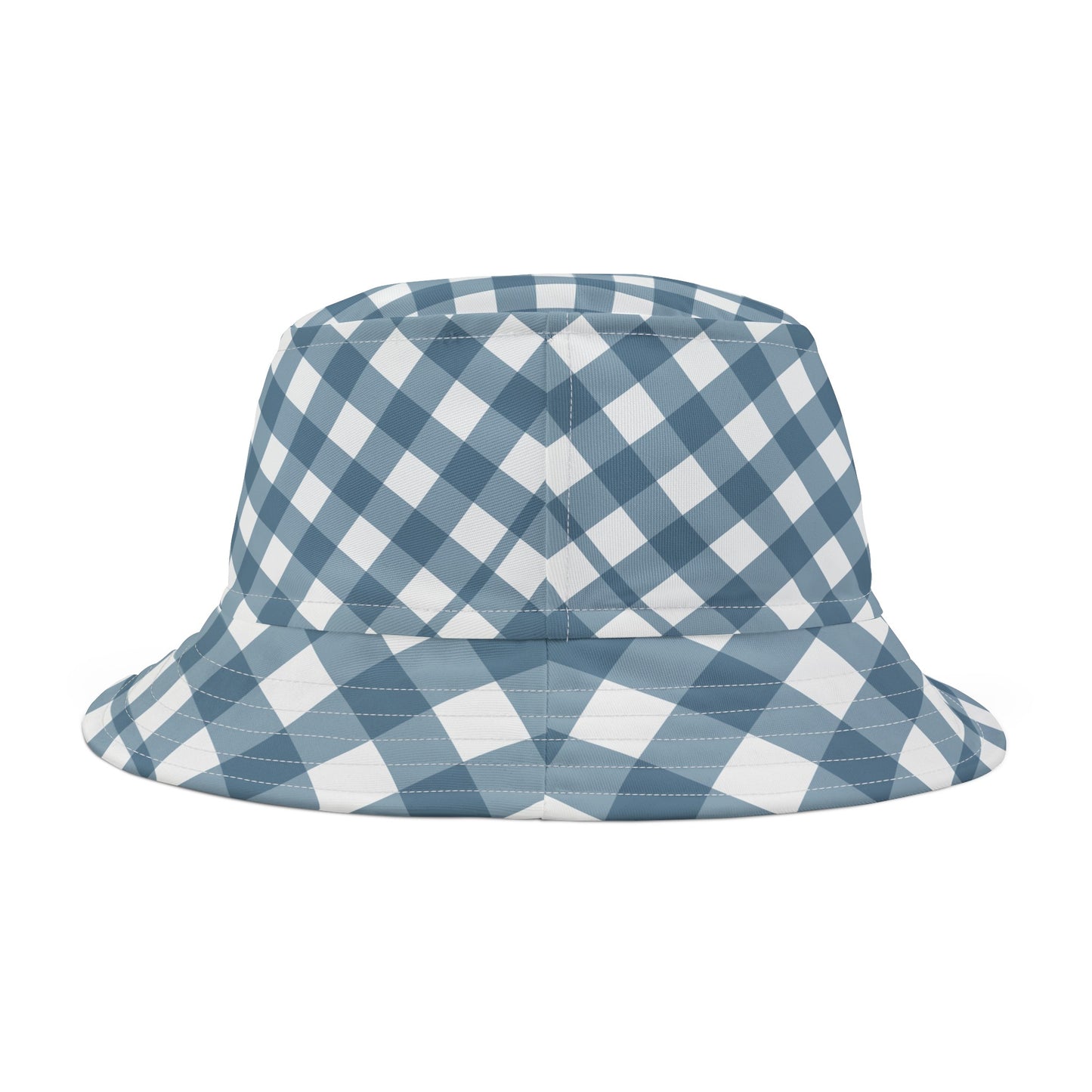 Azure Plaid Bucket Hat