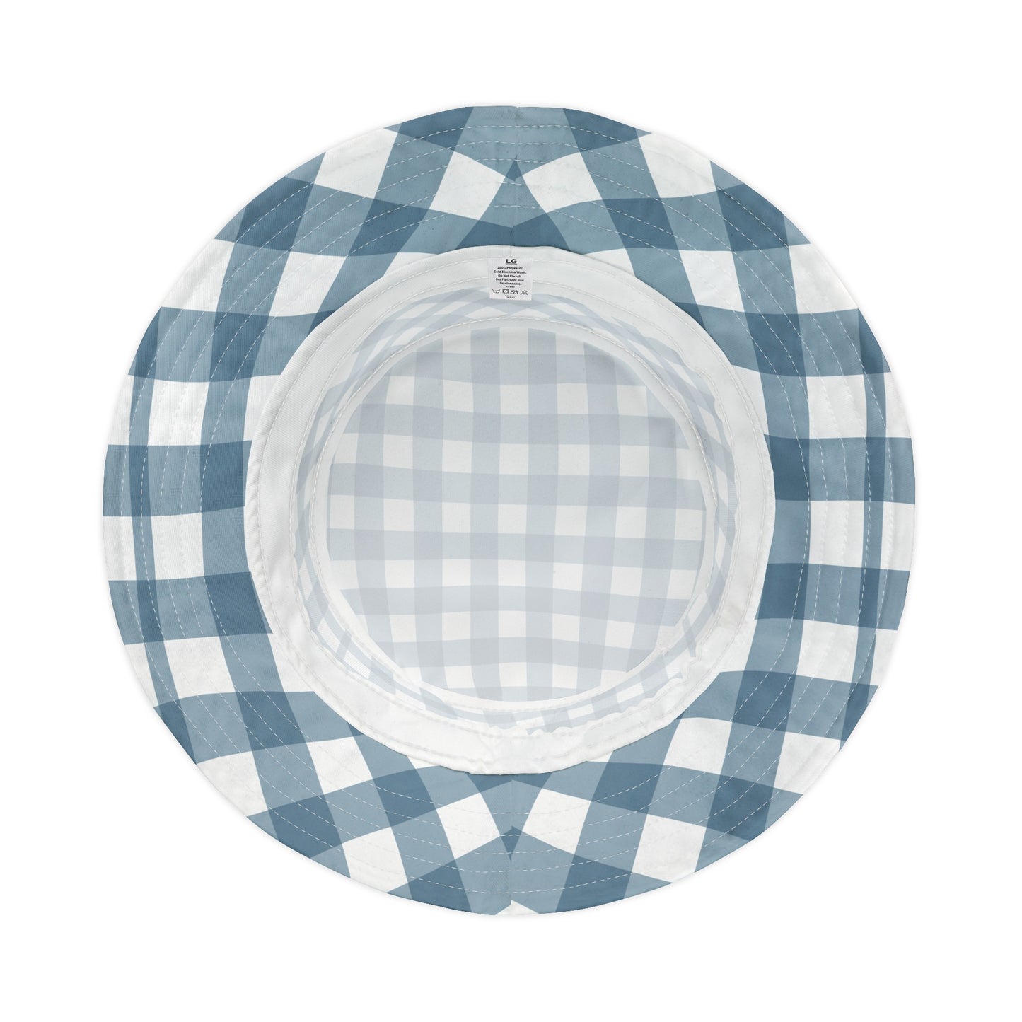 Azure Plaid Bucket Hat
